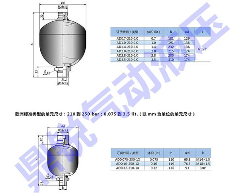 焊接式蓄能器 非隔离式蓄能器